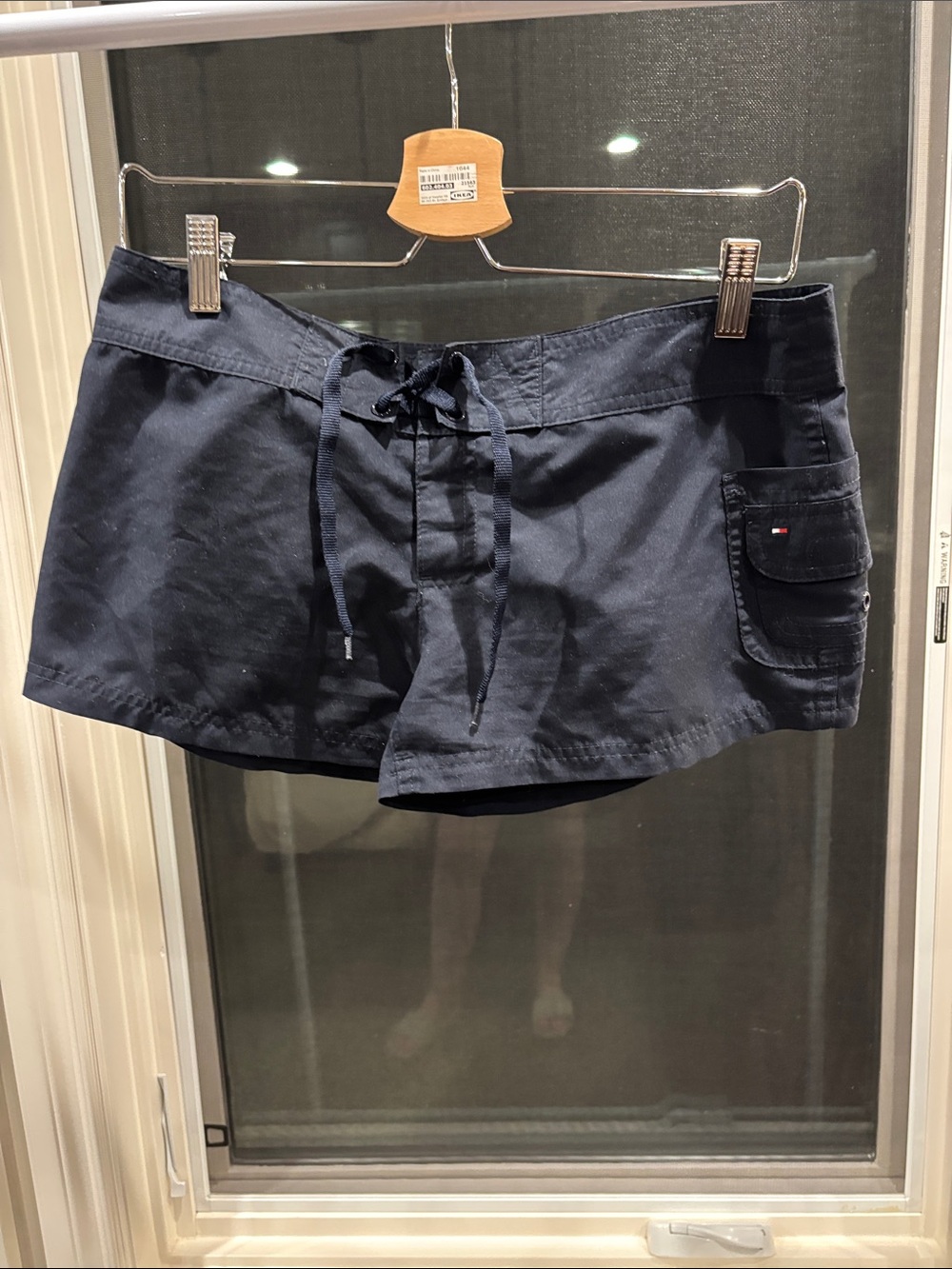 Tommy Hilfiger women’s Dark Navy Cargo Shorts with Drawstring